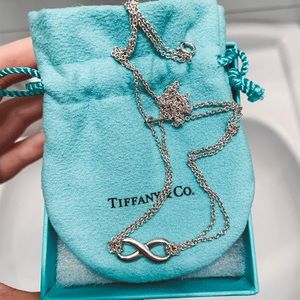Tiffany and co infinity necklace
